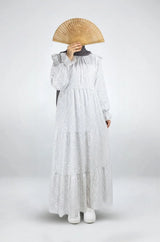 Mini Flowers Linen Dress