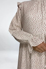 Mini Flowers Linen Dress